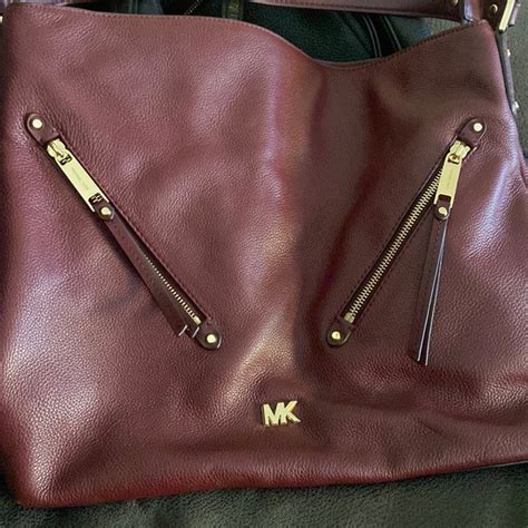 michael kors oxblood